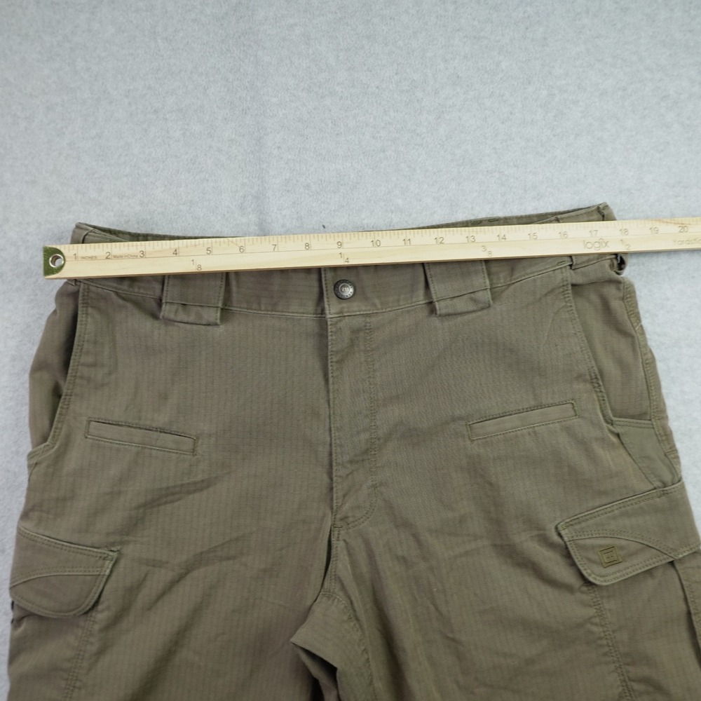 5.11 Tactical Pants Mens 36x34 Olive Green Cargo Ripstop Work Military - Picture 6 of 16